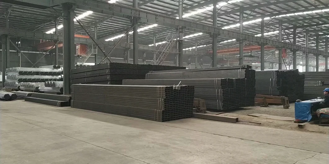 ERW Ms Black & Galvanized Round Square Rectangular Steel Tube Hollow Section