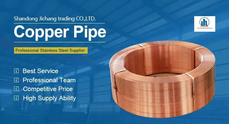 99.9% Purity Copper Pipe Air Conditioner Copper Coil Pancake Cheap Price Copper Pipe 1/4 3/8 Maksal Copper Pipes Thin Tubing Tube Copper Pipe